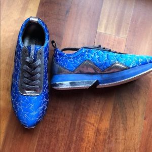 Free People Satin Tennis Shoes size 37